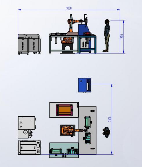 Sistema de soldagem a laser 3D