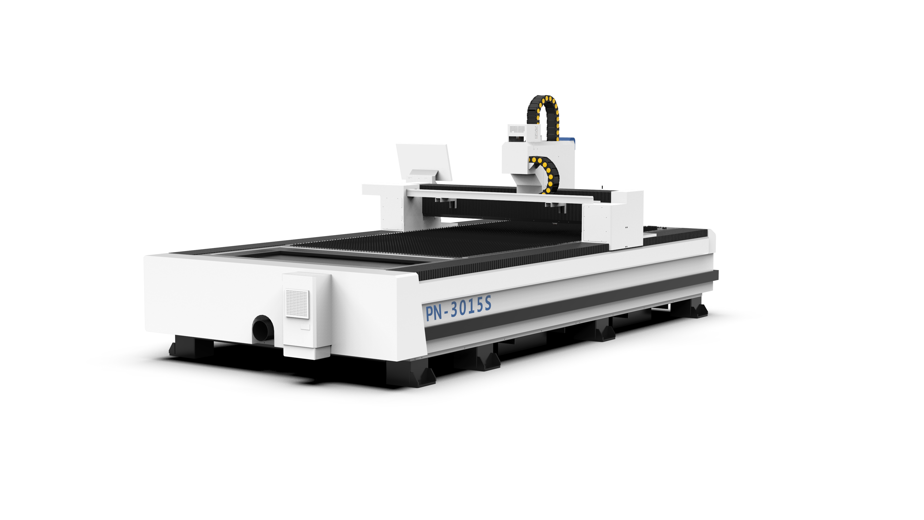 Máquina de corte a laser de fibra de mesa única