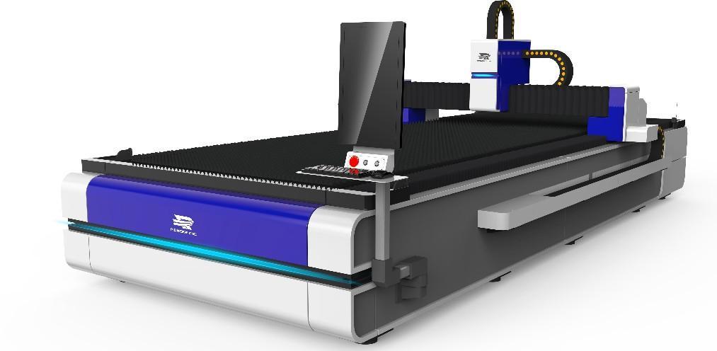 Máquina de corte a laser de mesa única tipo aberto