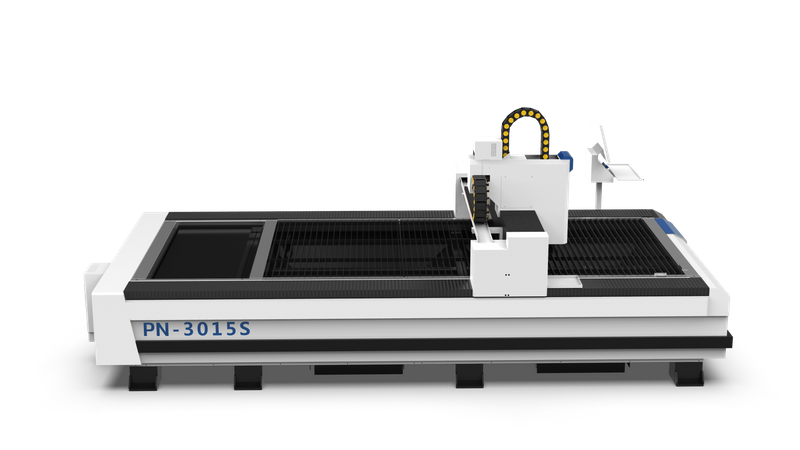 Máquina de corte a laser de fibra de mesa única