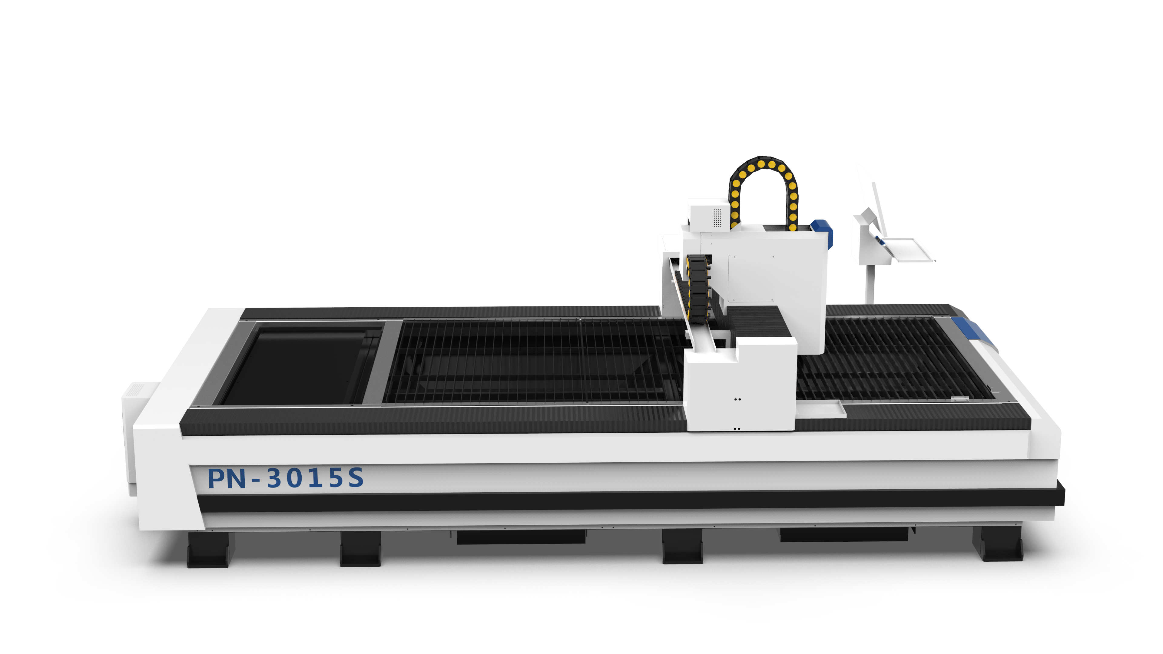 Máquina de corte a laser de fibra de mesa única