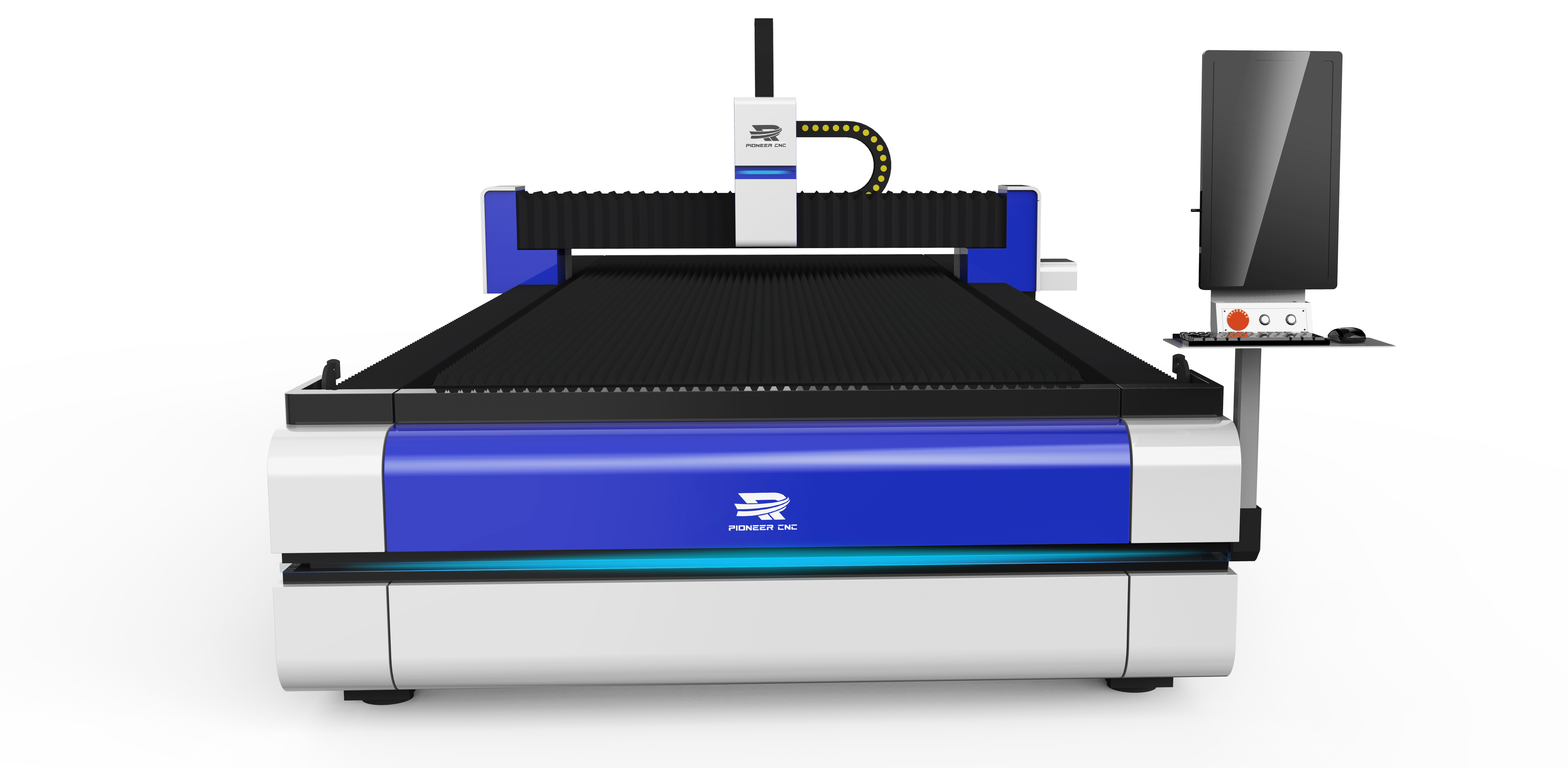 Máquina de corte a laser de mesa única tipo aberto