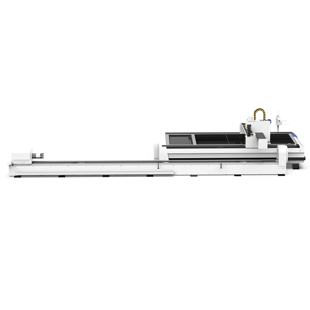 Máquina de corte a laser de folha de tubo de plataforma dupla